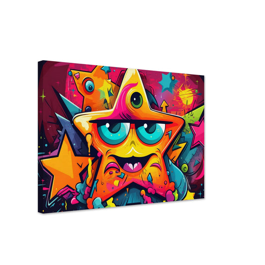 Colorful Streetart Star