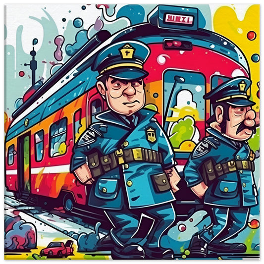 Graffiti Polizei