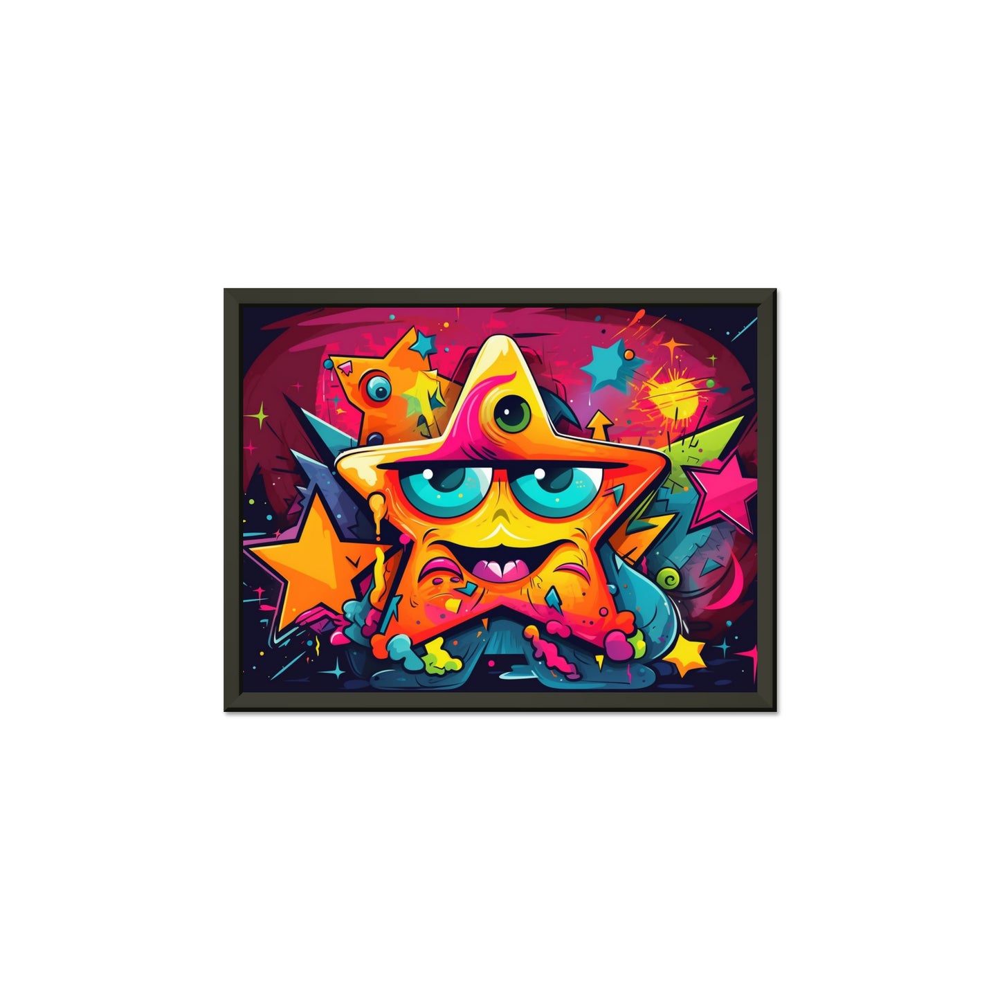Colorful Streetart Star