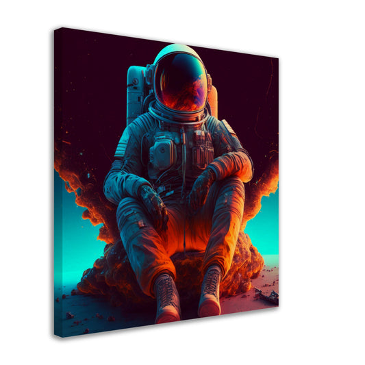 Digital Art Weltraum & Astronaut x